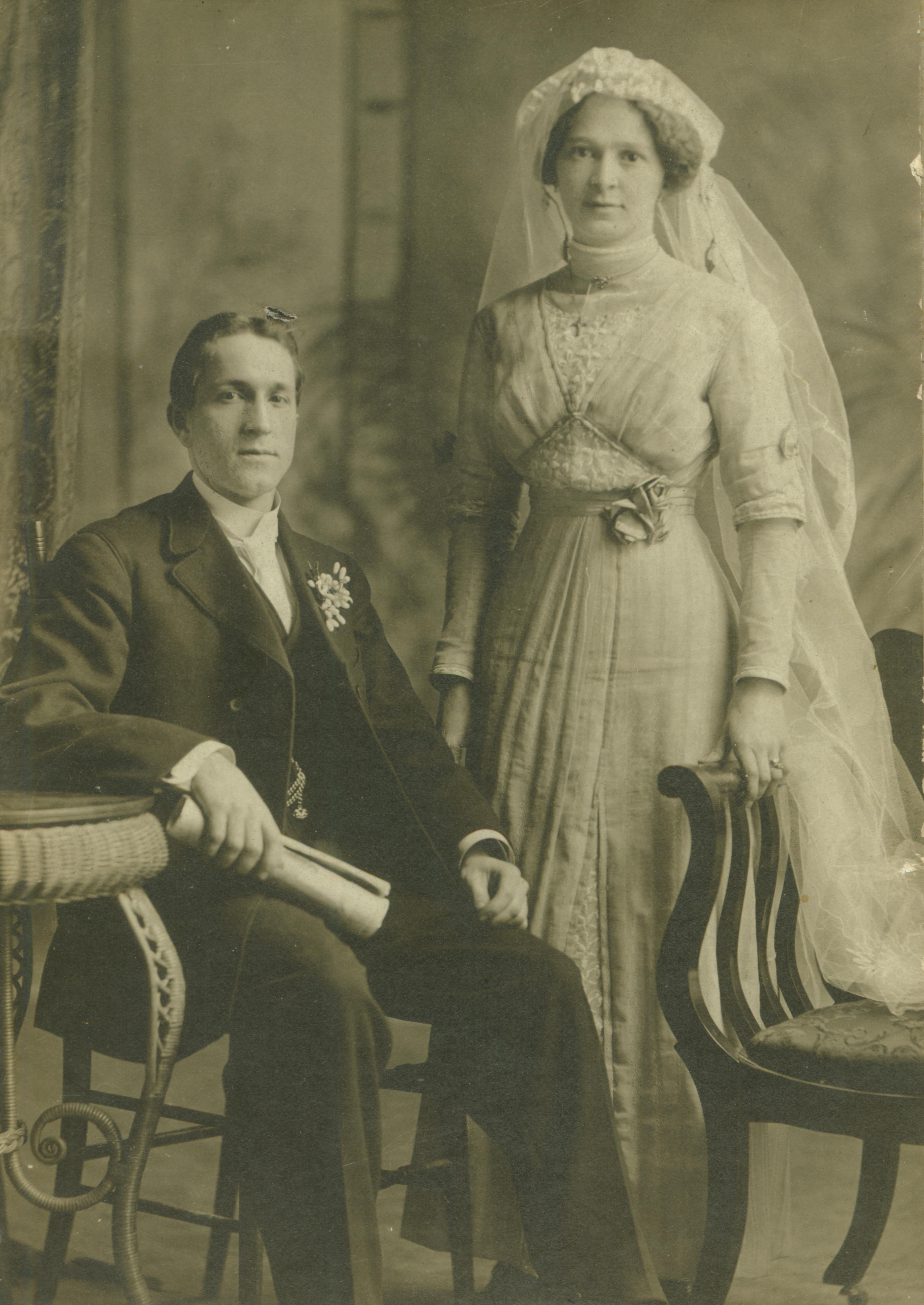Wedding of Ovila Leroux and Margaret McCann